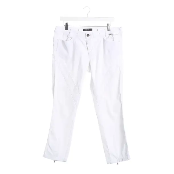 Pants, in White, Cotton, Marc Cain