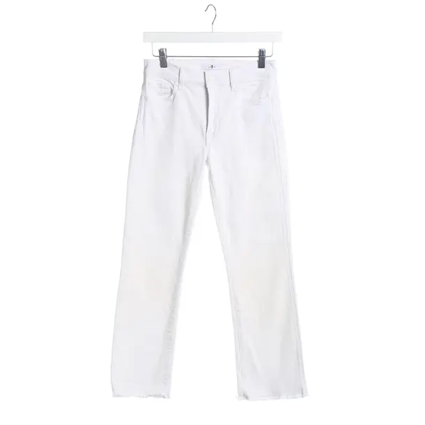 Jeans straight fit, in Bianco, Cotone, 7 per tutta l'umanità