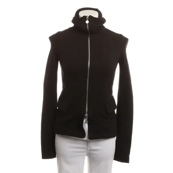 Zip-up Hoodie, in Black, Viscose, Patrizia Pepe