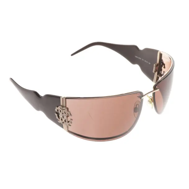 Occhiali da sole, in Marrone scuro, Plastica / metallo, Roberto Cavalli