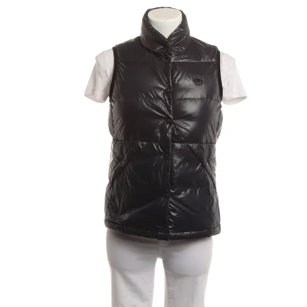Vest, in Navy, Polyamide, Closed