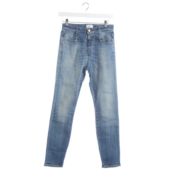 Jeans skinny, in Azzurro, Cotone, Chiuso