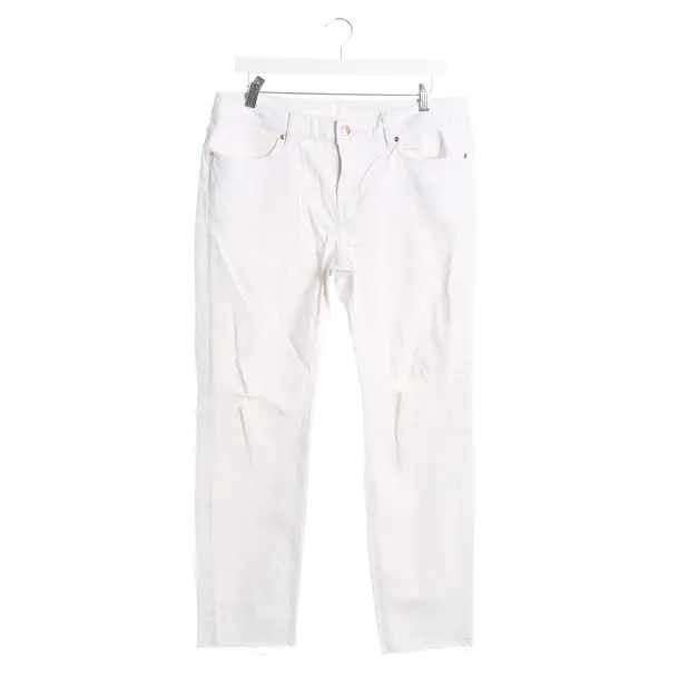 Pants, in White, Cotton, Escada