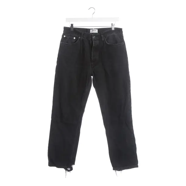 Straight Fit Jeans, in Black, Cotton, Agolde