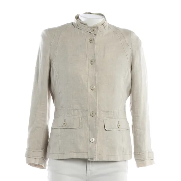Übergangsjacke, in Hellbraun, Leinen, Armani Collezioni