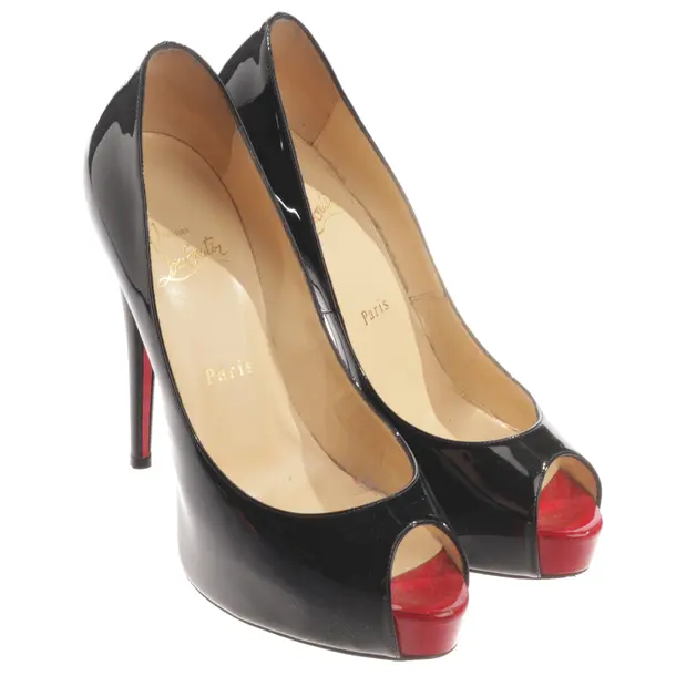 Peeptoes, in Schwarz, Christian Louboutin
