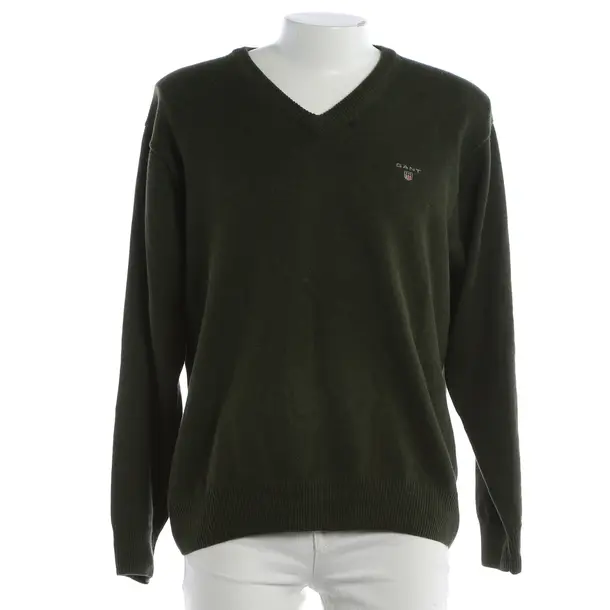 Jumper, in Dark Green, Cotton, Gant