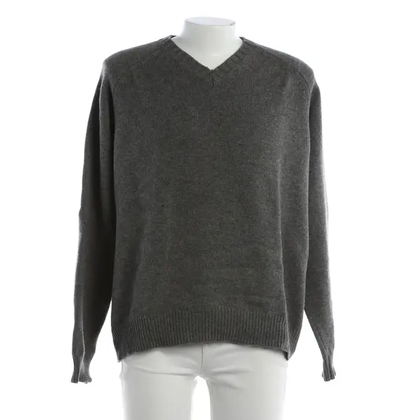 Jumper, in Gray, Wool, Hugo Boss Black Label
