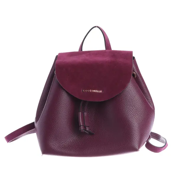 Backpack, in Bordeaux, Leather, Coccinelle
