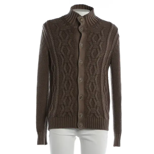 Strickjacke, in Braun, Wolle, Gran Sasso