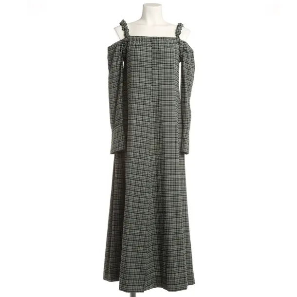 Dress, in Green, Polyester, Ganni
