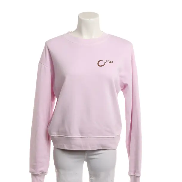 Sweatshirt, in Rosa, Baumwolle, Closed