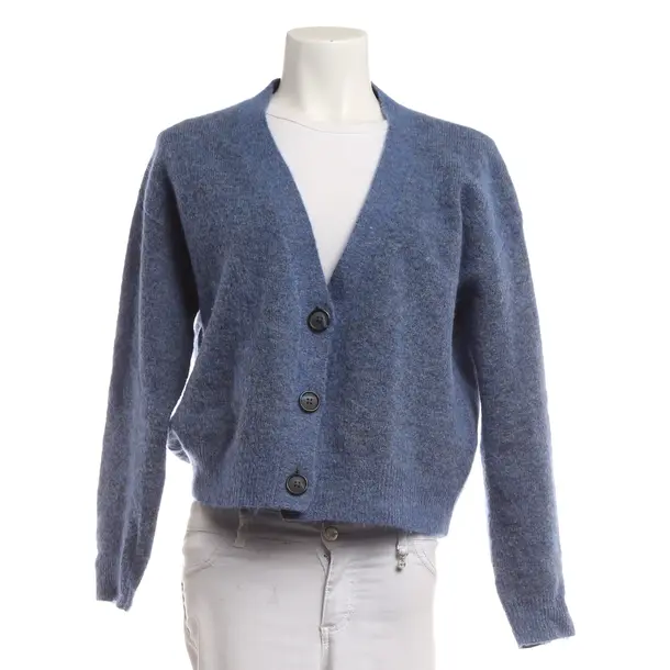 Cardigan, in Blue, Wool, Bloom