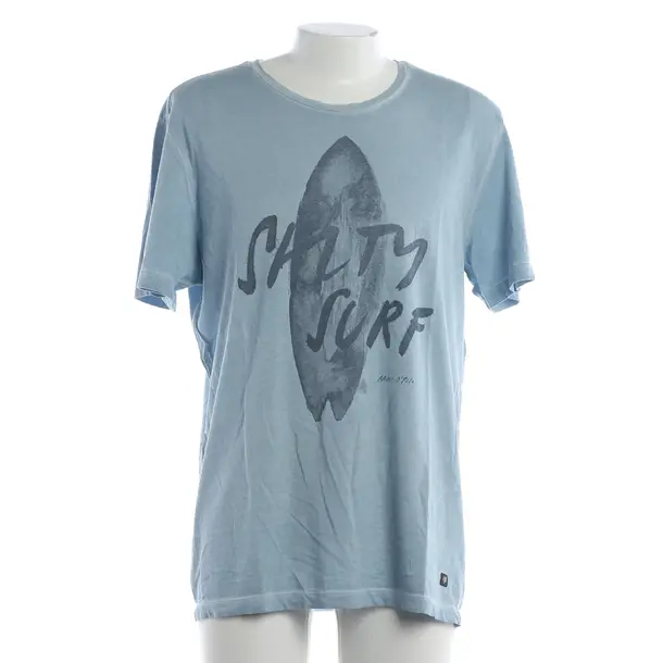T-Shirt, in Light Blue, Cotton, Marc O'Polo