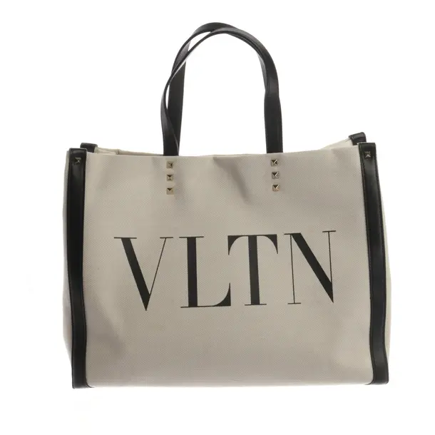 Shopper, in Beige, Baumwolle, Valentino