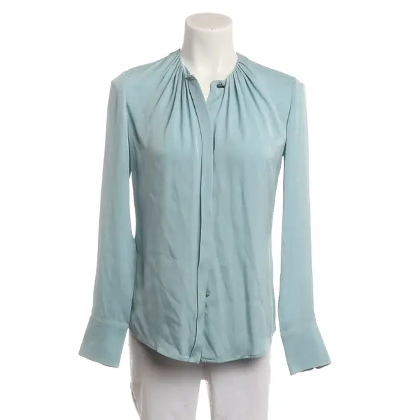 Blouse, in Blue, Silk, Hugo Boss