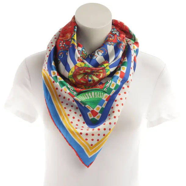Tuch, in Mehrfarbig, Seide, Dolce & Gabbana