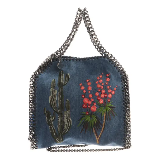 Schultertasche, in Mehrfarbig, Baumwolle, Stella McCartney