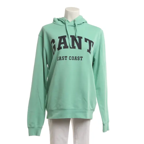Hoodie, in Türkis, Baumwolle, Gant