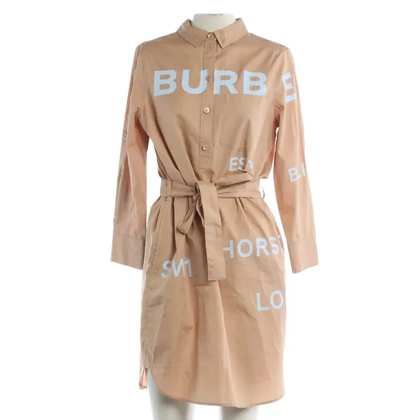 Dress, in Camel, Cotton, Burberry