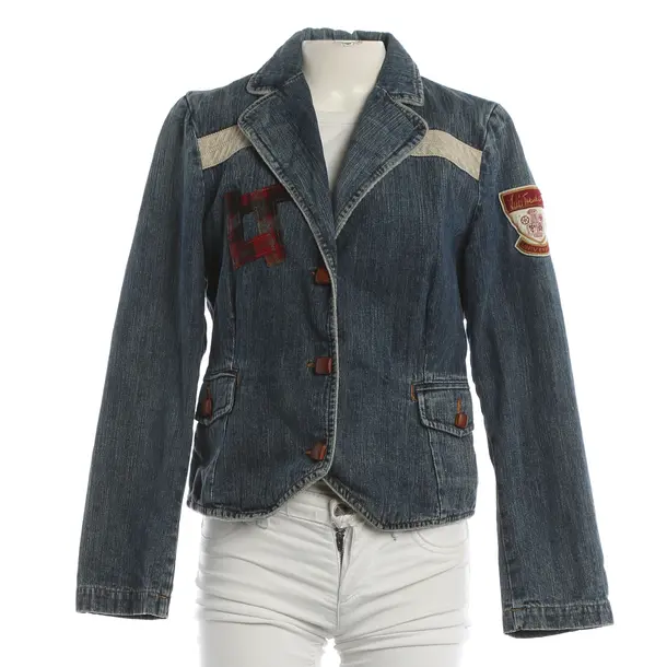 Blazer, in Blue, Cotton, Luis Trenker
