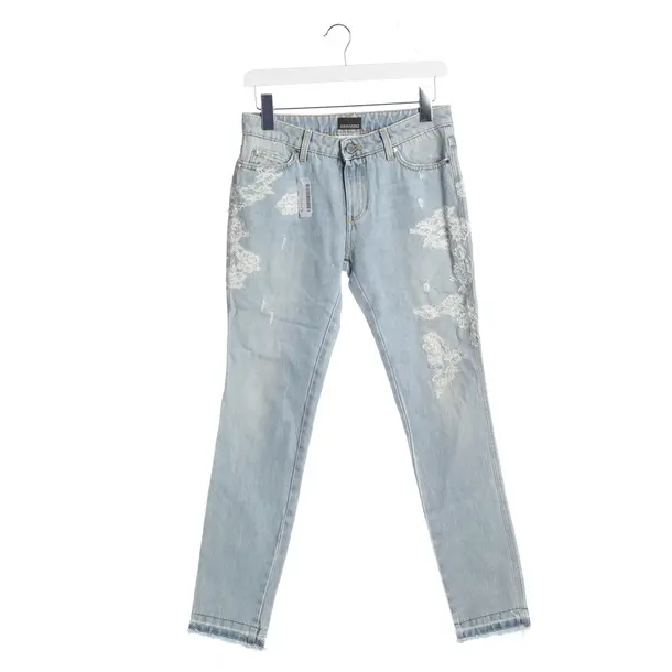 Jeans Skinny, in Hellblau, Baumwolle, Ermanno Scervino