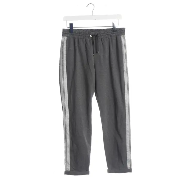 Sweatpants, in Gray, Cotton, Brunello Cucinelli
