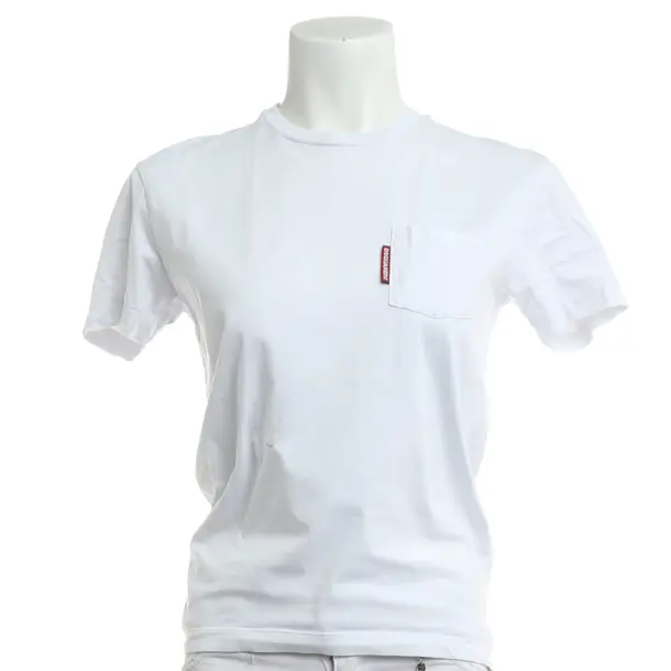 Shirt, in Weiß, Baumwolle, Dsquared