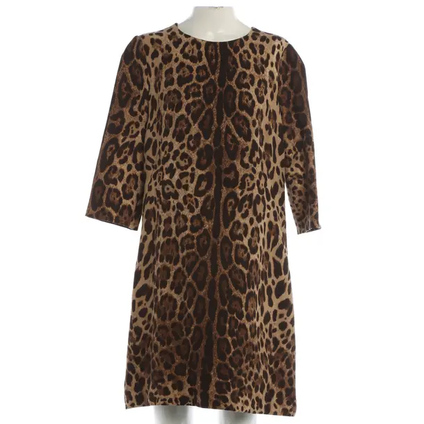 Kleid, in Dunkelbraun, Wolle, Dolce & Gabbana