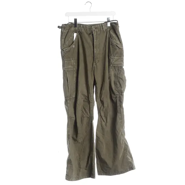 Pants, in Dark Green, Cotton, R13