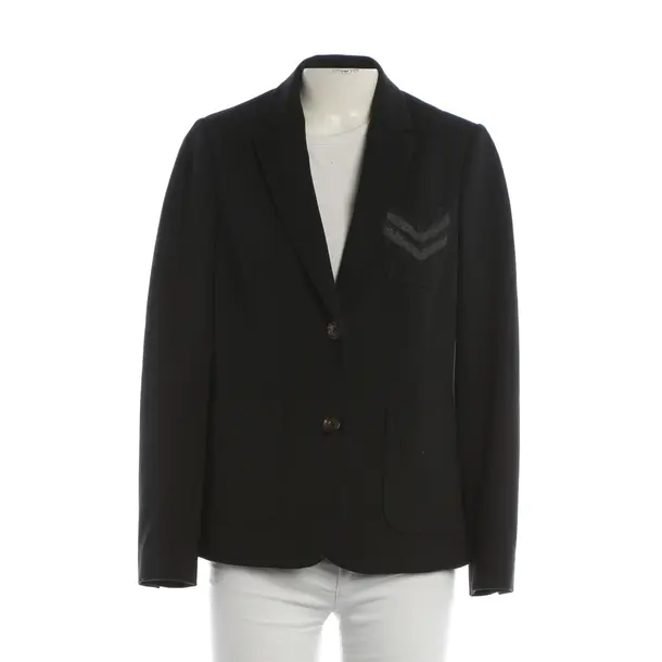 Blazer, in Schwarz, Baumwolle, Brunello Cucinelli