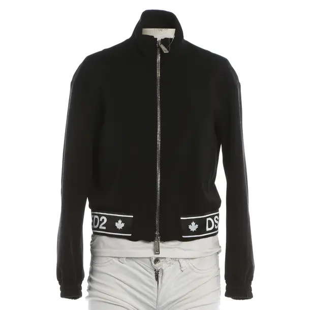 Mid-Season Jacket, in Black, Wool, Dsquared