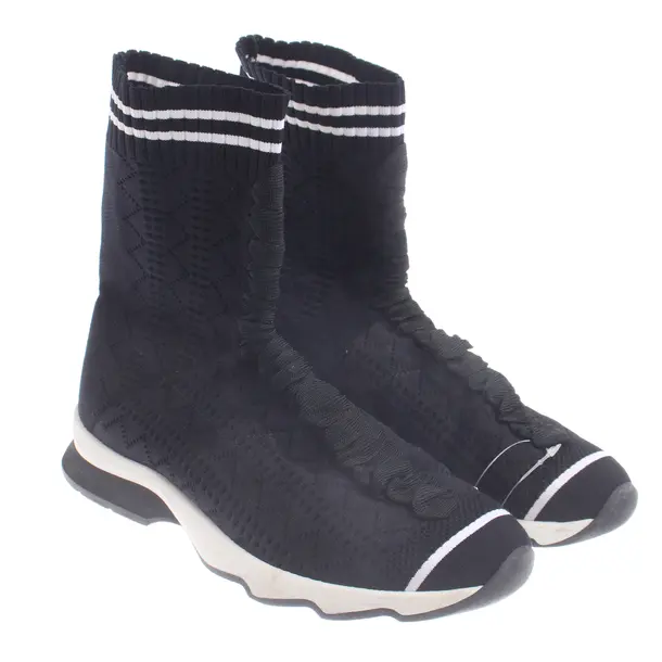 High-Top Sneakers, in Black, Fendi