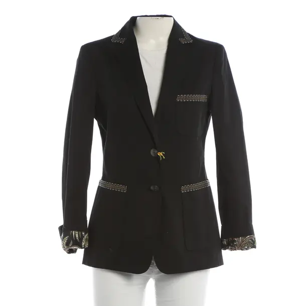 Blazer, in Schwarz, Baumwolle, Etro