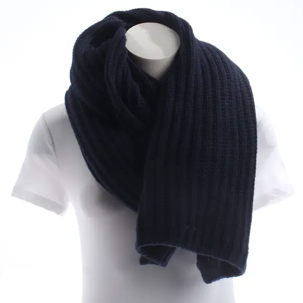 Schal, in Navy, Wolle, Drykorn