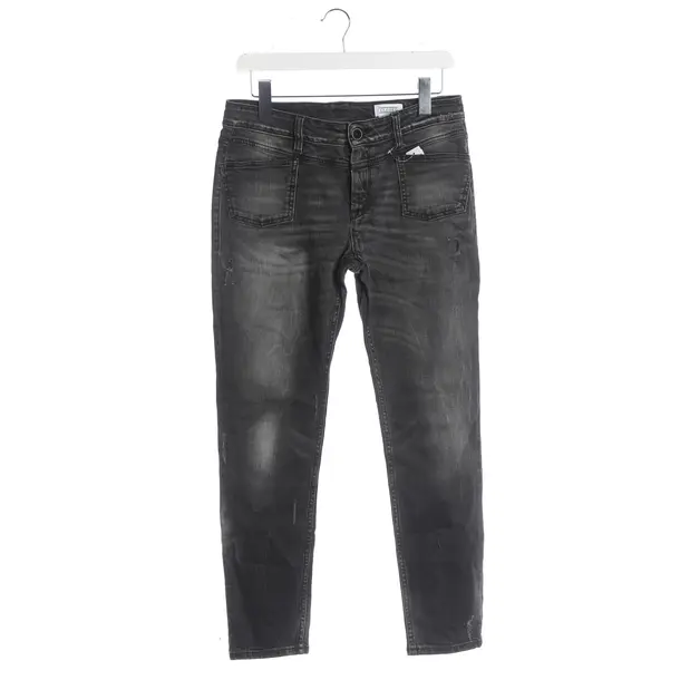 Skinny Jeans, in Dark Gray, Cotton, Closed
