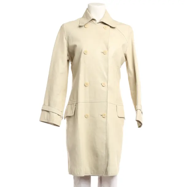 Cappotto in pelle, in Beige, Pelle, Steffen Schraut