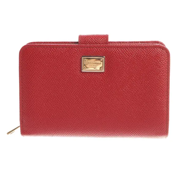Wallet, in Red, Leather, Dolce & Gabbana