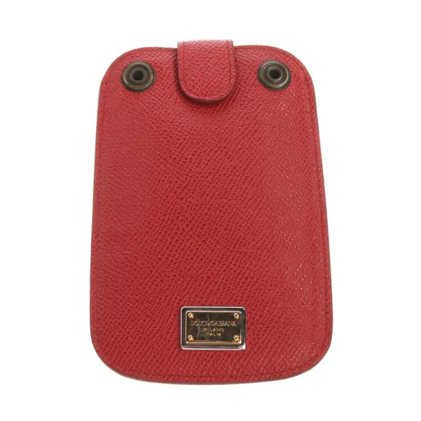 Case, in Red, Leather, Dolce & Gabbana