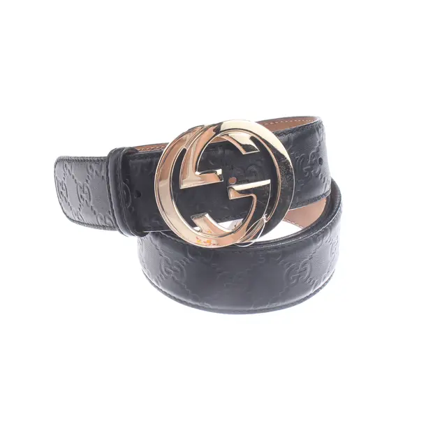Belt, in Black, Leather, Gucci