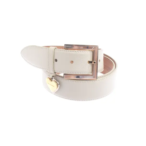 Cinture, in Crema, Pelle, Dolce e Gabbana