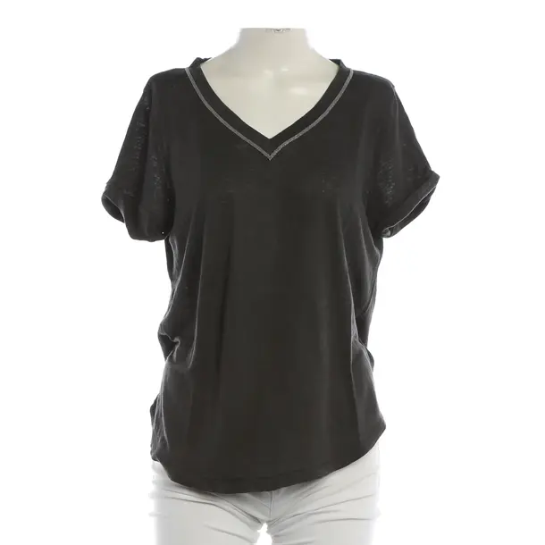 Shirt, in Grau, Leinen, Brunello Cucinelli