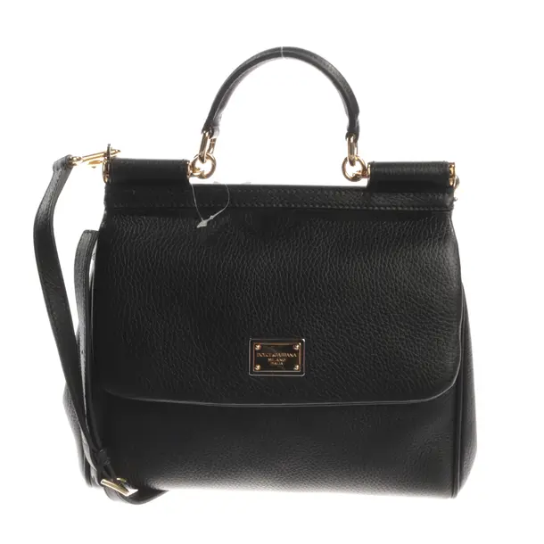Handtasche, in Schwarz, Leder, Dolce & Gabbana