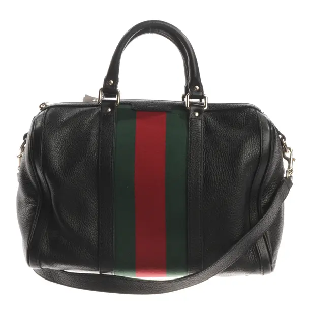 Handbag, in Black, Leather, Gucci
