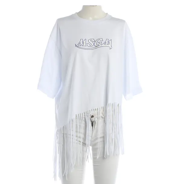 Shirt, in Weiß, Baumwolle, MSGM