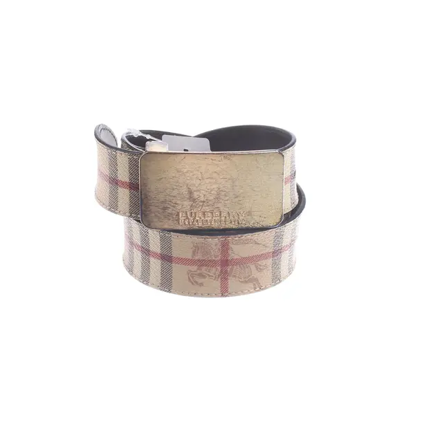 Belt, in Multicolored, Leather, Burberry