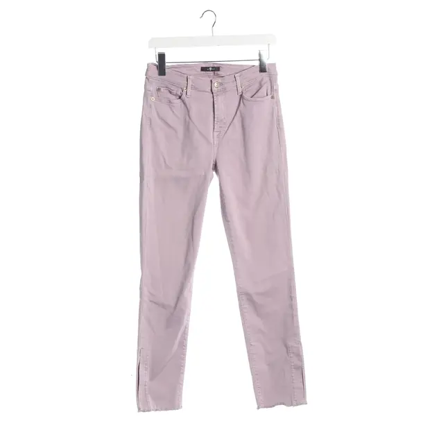 Pants, in Lavender, Cotton, 7 for all mankind