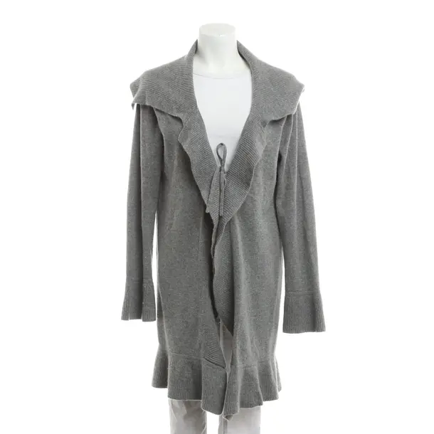 Strickjacke, in Grau, Kaschmir, FTC Cashmere
