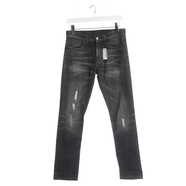 Jeans Skinny, in Dunkelgrau, Baumwolle, Gucci