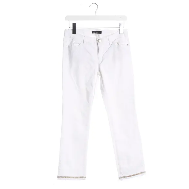 Pantaloni, in Bianco, Cotone, Marc Cain